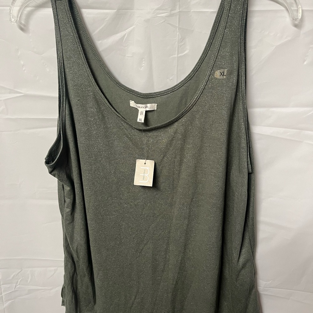 Maurices Shimmering Olive Tank Top